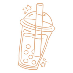 Boba tea doodle