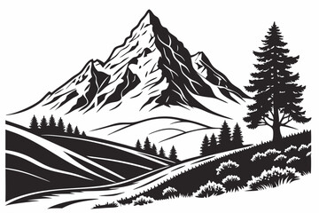 vector illustration of a forest