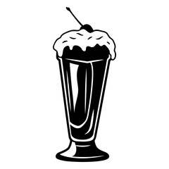 Milkshake high contrast
