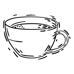 Coffee cup element stroke