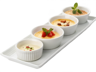 Ceramic mini dish set png small plate set png tiny ceramic bowls png serving set png appetizer plates png decorative ceramic ware png transparent background image