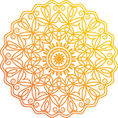 ornamental round lace pattern