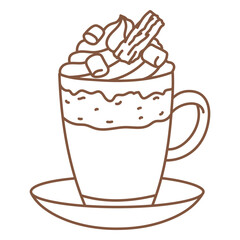 Creamy hot chocolate