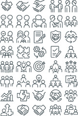 This title clearly communicates the image contents (icons), style (hand drawn, doodle), and potential applications (web, business) Let me know if you want variations focused on specific uses like scho