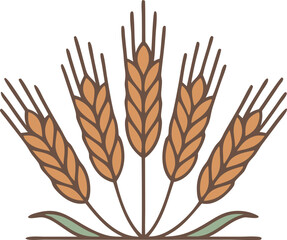 Wheat Stalks Graphic