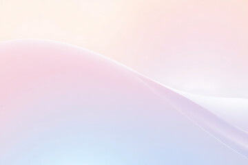 Naklejka premium Pastel Waves: Soft Abstract Flow