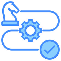 Strategic Roadmap Icon