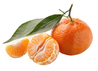Clementine fruit png peeled orange png citrus snack png fresh mandarin png sweet small orange png juicy fruit section png transparent background image