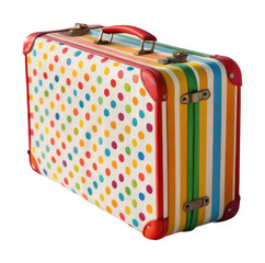 Clown suitcase png circus travel bag png colorful prop suitcase png clown themed luggage png comedy act suitcase png funny clown prop png transparent background image