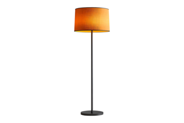 Floor lamp isolated on transparent background