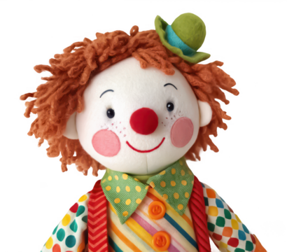 Clown doll png circus plush toy png funny clown figure png colorful clown figurine png children�s clown toy png vintage clown doll png transparent background image - Powered by Adobe
