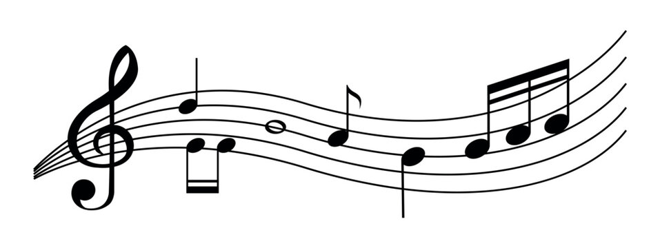 Set Vector music notes