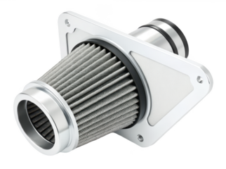 Cold air intake png car performance part png vehicle engine intake png air filter system png racing intake pipe png automotive airflow kit png transparent background image