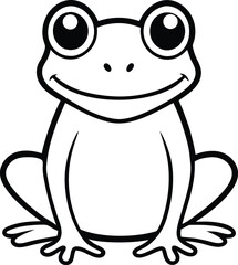funny frog cartoon