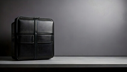 old suitcase on the wall