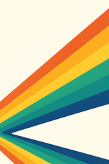 abstract background with rainbow