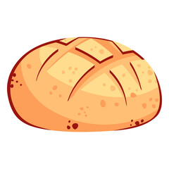Bread skull icon