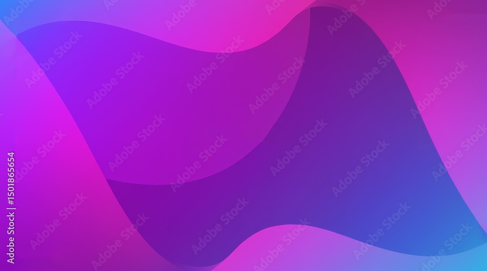 Poster abstract purple and pink wave pattern with flowing lines and smooth artistic design