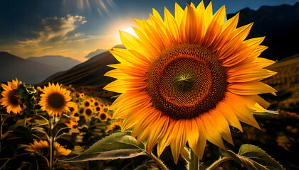 sunflower in the sun