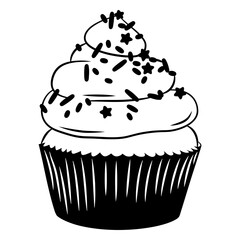 Simple sweets cupcake food