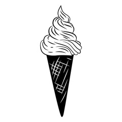 Simple sweets ice cream sugar food