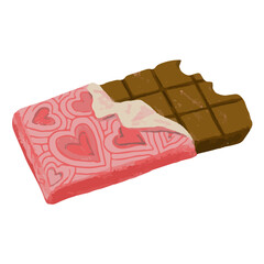 Valentine's day chocolate icon