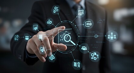 Innovative Data Science and Analytics Concept with Big Data Visualization, Machine Learning, and Predictive Modeling Elements