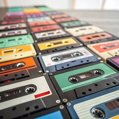 Obraz premium audio cassette isolated on white