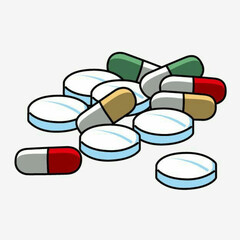 pills and capsules