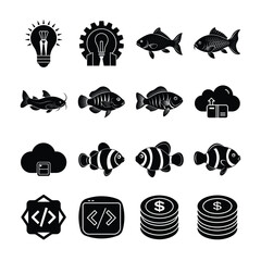 set of vector icons