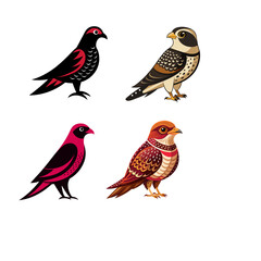 set of birds