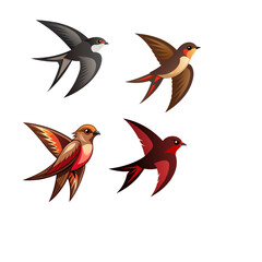 set of birds
