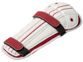 Cricket arm guard png sports protective gear png batting arm shield png cricket safety pad png elbow guard png athlete protection gear png transparent background image