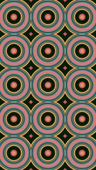 circle motif, circle pattern, symmetrical, circle lines, wall wallpaper, HD