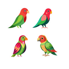 set of birds