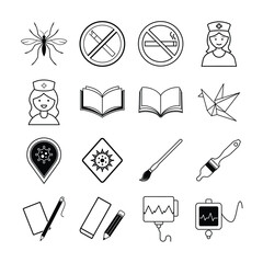 set of vector icons