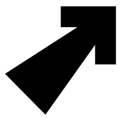 Fototapeta premium Right corner arrow 2