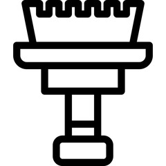 Fototapeta premium Putty Knife Icon