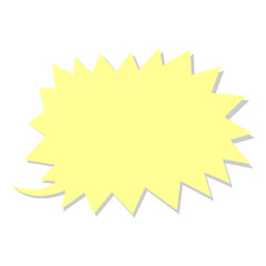 Screaming comic word Balloons