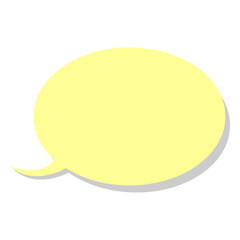 Speach comic dialogue balloon