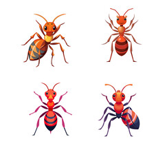 set of insects