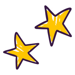 Stars decoration doodle © Vexels