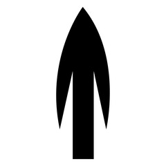 Narrow arrow flat