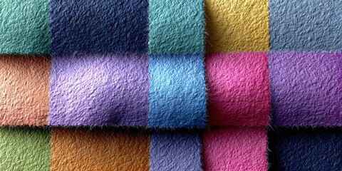 Bright Pastel Tartan Plaid Watercolor Background Abstract Art