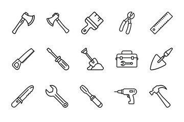 tools icon set