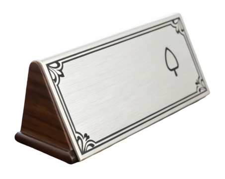 Engraved table marker png wedding table number sign png custom table decor png engraved acrylic sign png elegant event table marker png reception number sign png transparent background image