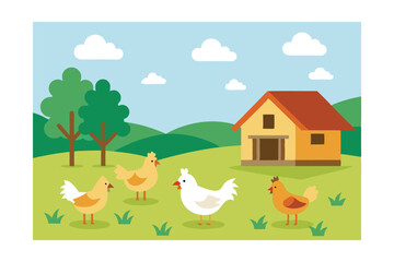 hen and chicken