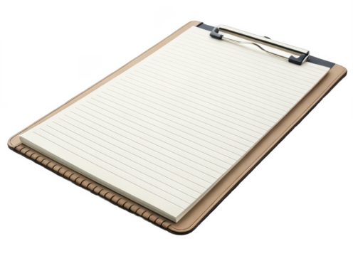 Exam pad png writing exam pad png clipboard with sheets png student test pad png paper holder for exams png board writing pad png transparent background image