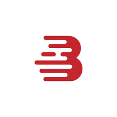 letters b text logo design vector format