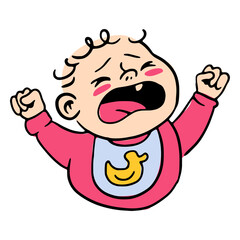 Father's day baby character